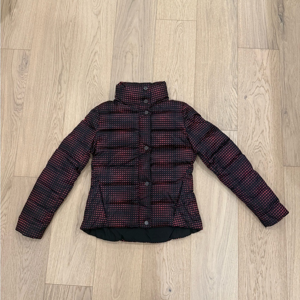 Armani Jeans Black and Red Puffer Jacket